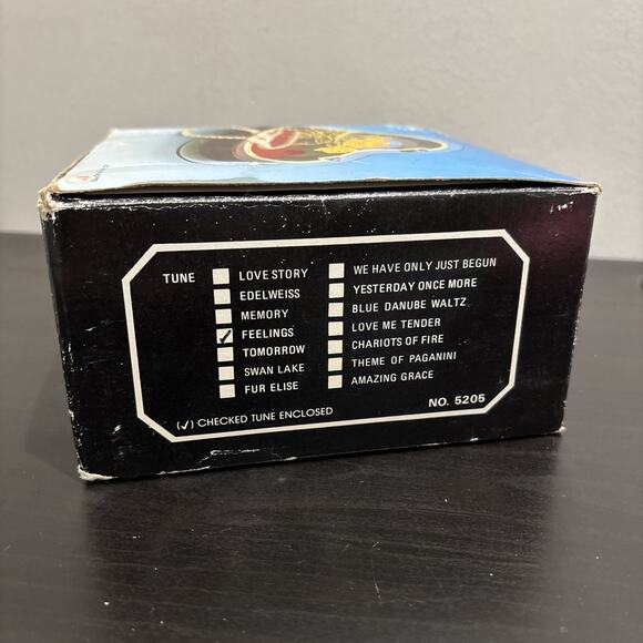 Vintage 1986 Lucite Heart Shaped Musical Jewelry Box Plays "Feelings" New In Box - Picture 2 of 13